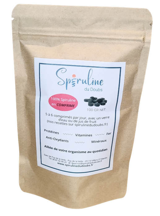 Spiruline en comprimés