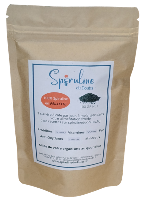 Spiruline en paillettes