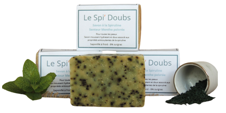 Le Spi'Doubs - savon doux à la spiruline